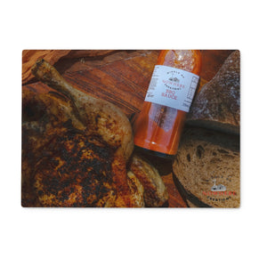 BBQ Sauce Glass Chopping Board