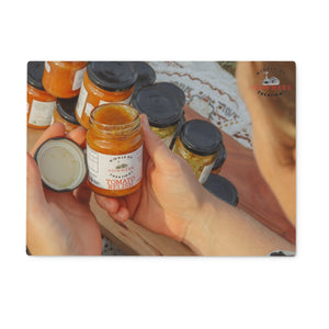 Tomato Relish Glass Chopping Board AND bonus Gourmet Preserve Recipe!