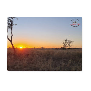 Open Plains Sunrise Glass Chopping Board AND bonus Gourmet Preserve Recipe!