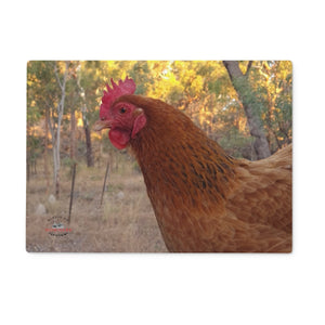 Chooking You Out Glass Chopping Board